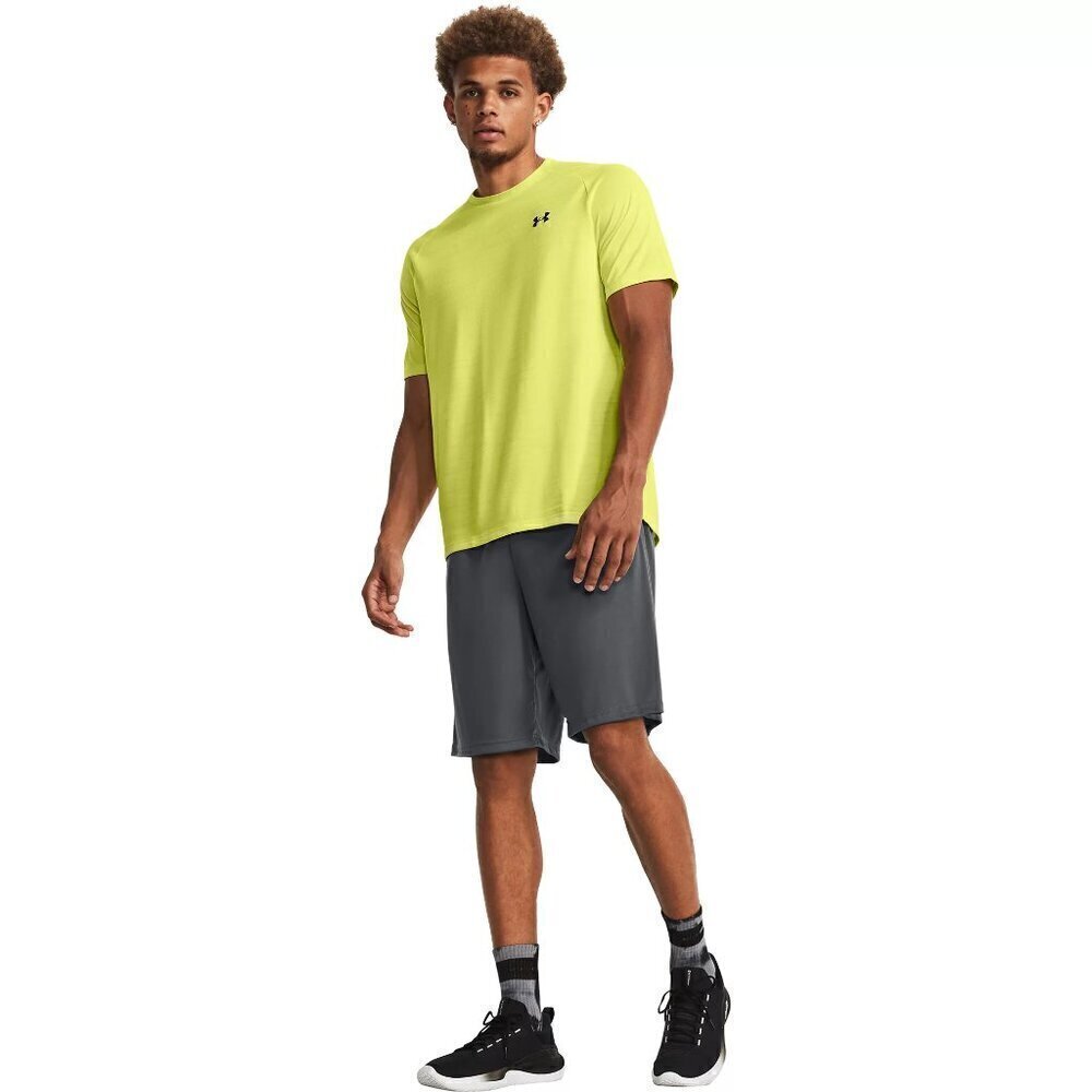 NWT Under Armour Men's Tech 2.0 Short Sleeve Neon Yellow Tee Shirt